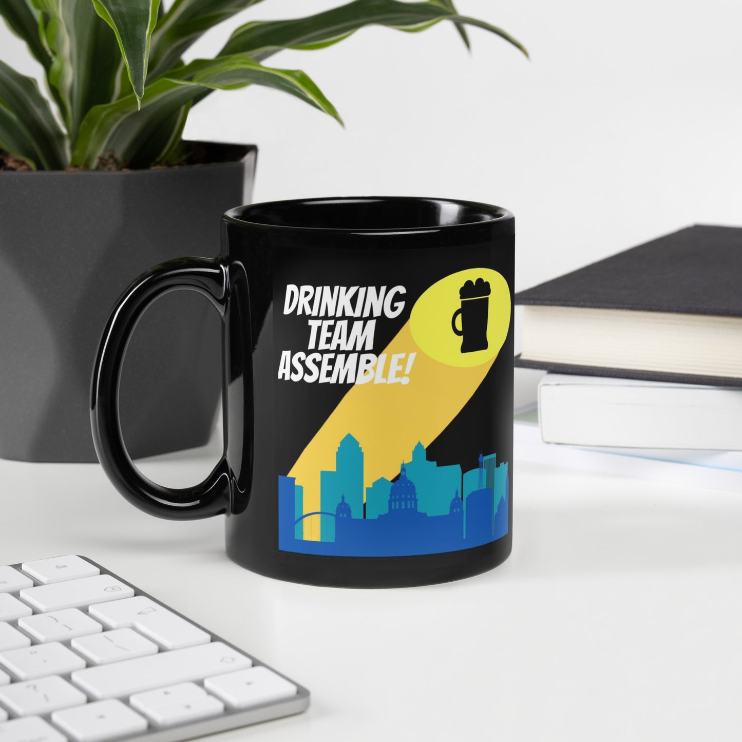 Black Glossy Mug