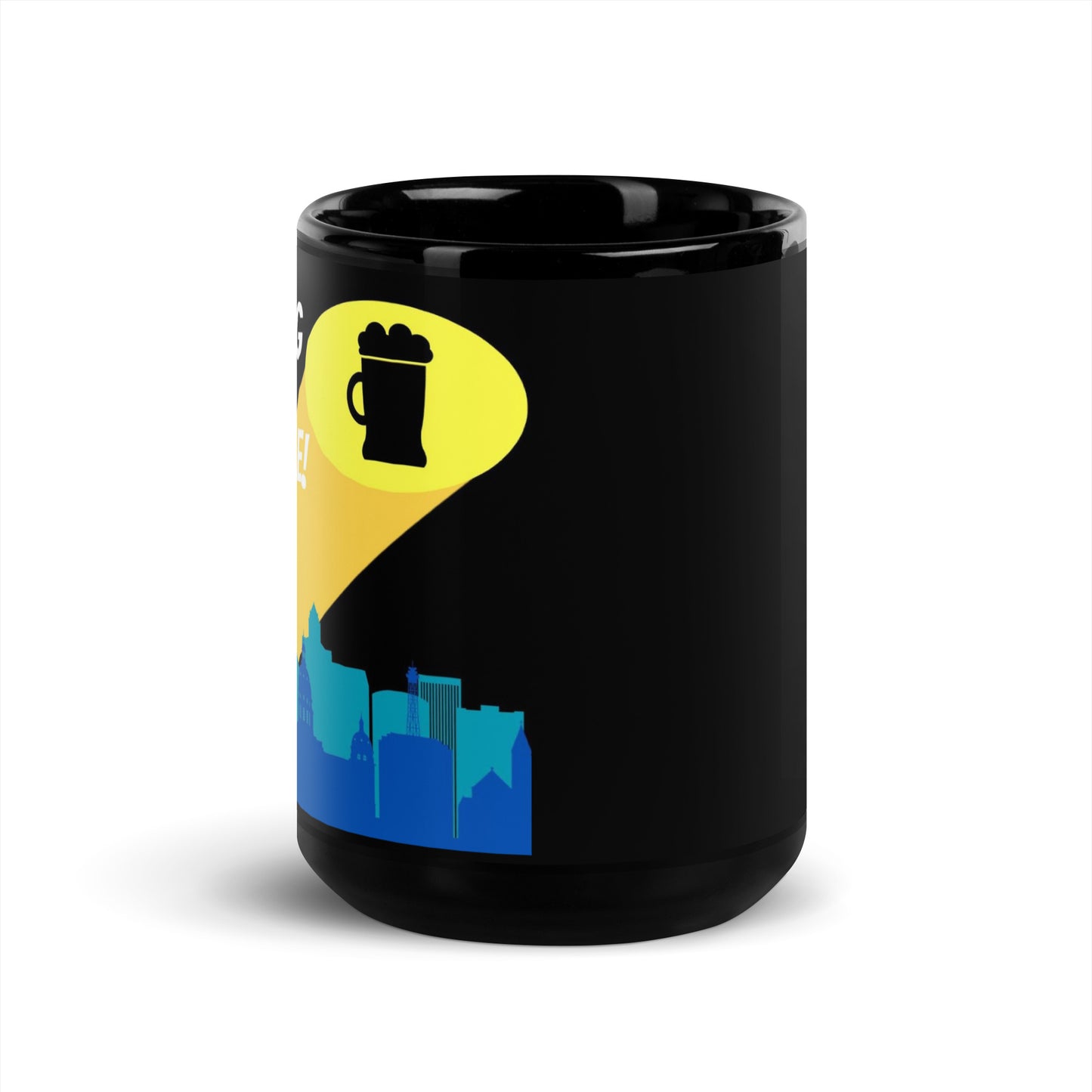 Black Glossy Mug
