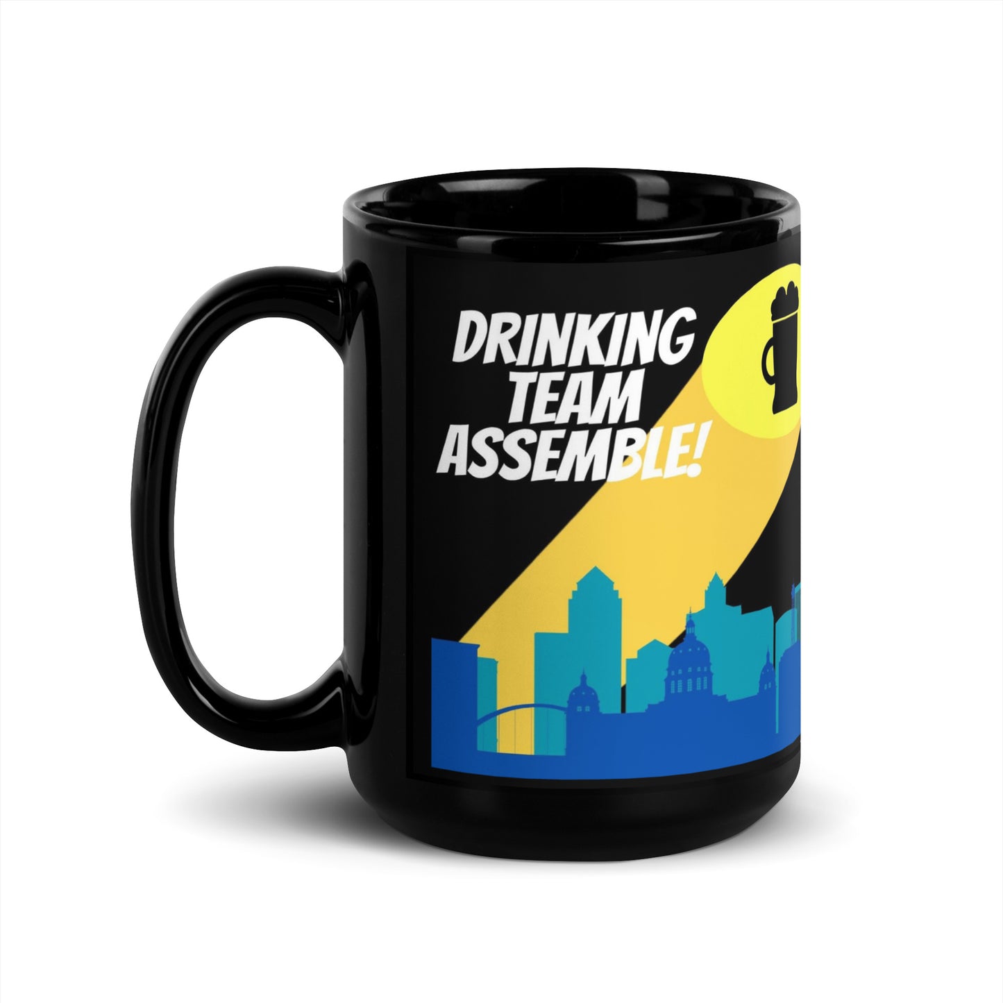 Black Glossy Mug